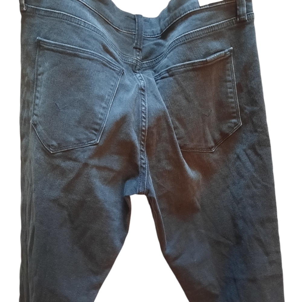 Hudson Natalie Black Distressed Denim Jeans Size 30 New - Picture 3 of 11